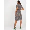 Dámské šaty LK SK 507468.75P Khaki mix - FPrice