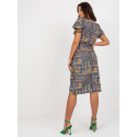 Dámské šaty LK SK 507468.75P Khaki mix - FPrice