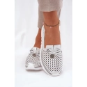 Dámské polobotky LR51-631 světle šedé - Step in style