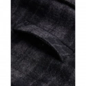 Pánská vlněná teplá košile / styl kabátek G77965060-149 Černý s tmavě šedou - Peak