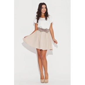 Dámská sukně K056 béžová - Katrus