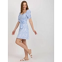 Dámské šaty LK SK 509002.03P bílo-modré - FPrice