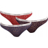 Krajkové brazilky 3-pack - QD3925E - W5G - Mix barev - Calvin Klein