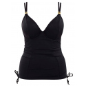 Dámský vrchní dií plavek Tankini Anya SW1301 Černá - Panache