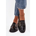 Dámské kožené mokasíny 270-35 Černá - Beltran