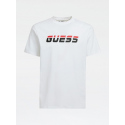 Pánské tričko s krátkým rukávem U0BA47K6YW1 - TWHT bílá - Guess
