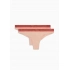 Dámská tanga 2PACK 163333 3F235 03050 nude - Emporio Armani
