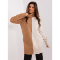 Dámský rolák svetr BA SW 0234.65P Camel béžová - Badu