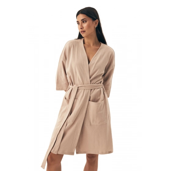 Dámský župan 42779 Nilsa béžový  - HENDERSON