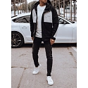 Pánská přechodná bunda TX4916 černo-šedá - FashionStreet 