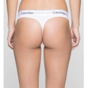 Tanga F3786E-100 bílá - Calvin Klein