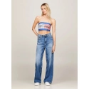 Dámský top UW0UW05151 C6H modrobílý - Tommy Hilfiger