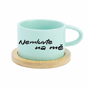 NEMLUVTE NA MĚ - mint hrníček makronka 200 ml