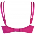 Dámská push-up podprsenka V-10261 Fuchsie tmavě růžová - Axami