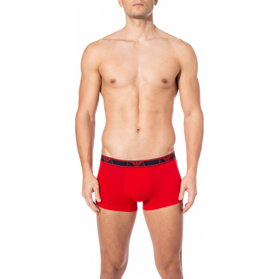 Boxerky 3pcs 111357 9P715 33035 červenotmavěmodrá - Emporio Armani
