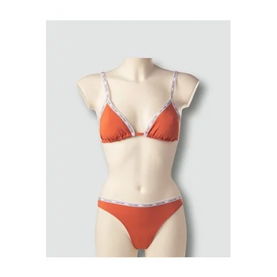 Vrchní díl plavek KW0KW01604 - GOU Skořicová - Calvin Klein