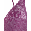 Dámské podprsenka LIGHTLY LINED PLUNGE 000QF6396EVID fialová - Calvin Klein