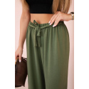 Dámské kalhoty 5878 khaki - Kesi