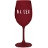 NA SEX - bordo sklenice na víno 350 ml
