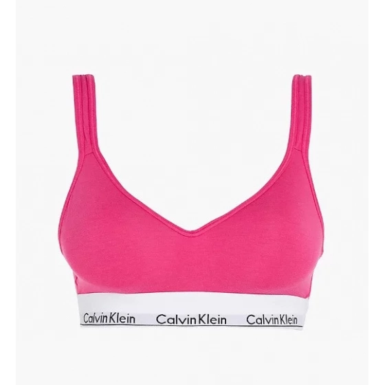 Dámská podprsenka QF5490E VHZ růžová - Calvin Klein