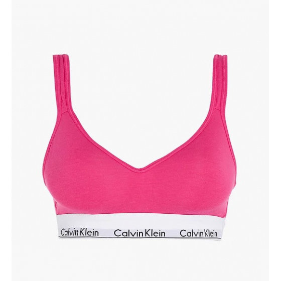 Dámská podprsenka QF5490E VHZ růžová - Calvin Klein