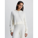 Dámská mikina 000QS7000E 101 ecru - Calvin Klein