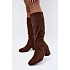 Dámské kozačky HY62-8131 hnědé - FashionStreet