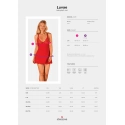 Krásná košilka Luvae babydoll red - Obsessive