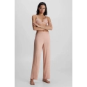 Dámské pyžamové kalhoty SLEEP PANT 000QS7007E FSR make-up - Calvin Klein