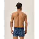 Pánské boxerky 3PACK Jarl 41930-MLC Jeans modrá vzor - Henderson
