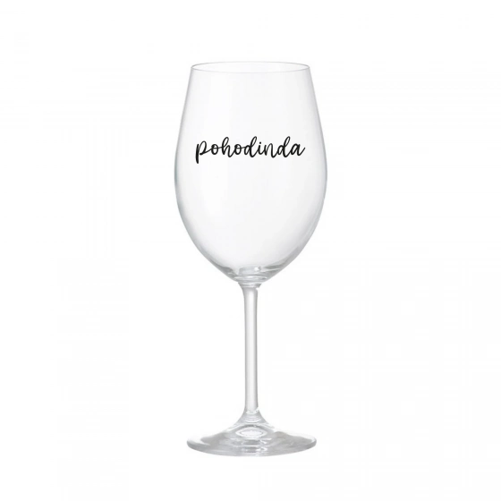 POHODINDA - čirá sklenice na víno 350 ml