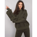 Dámská zimní komplet EM KMPL 647.00P khaki - Ex moda