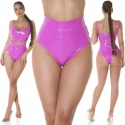 Sexy latexové kalhotky 205151 růžové - Koucla