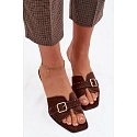 Dámské sandály 9764 hnědé - Sweet Shoes
