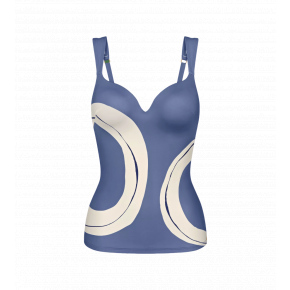 Dámské tankini vrchní díl Summer Allure WP Tankini modré - Triumph
