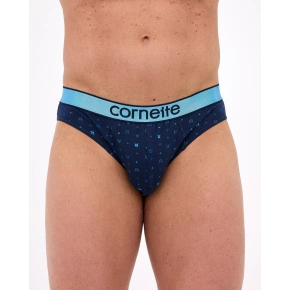 Pánské slipy High Emotion 507/38 Tmavě modrá vzor - Cornette