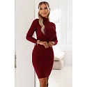 Dámské šaty 652-1 Bordó - Numoco
