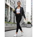 Dámské legíny UY2849 černé - FashionStreet