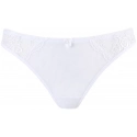 Dámské luxusní tanga V-10218 bílé - Axami