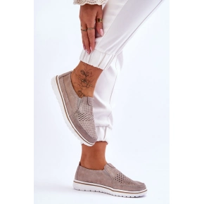 Dámské polobotky 20PB18-1653 Zlatá beige - eVento 