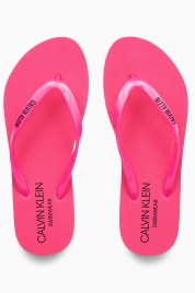 Pantofle KW0KW01032-TZ7 růžová - Calvin Klein 