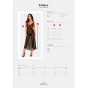Elegantní košilka Estiqua long chemise - Obsessive