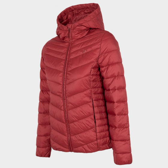 Dámská bunda W H4Z22-KUDP003 61S červená - 4F