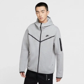 Pánská mikina CU4489-063 Světle šedá melanž - Nike