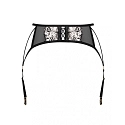 Svůdný podvazkový pás Vila Blanes Garter Belt černý - Obsessive