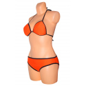 Dámské plavky TRIANGLE LC40967-2 oranžové - OEM