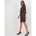 Dámské šaty LK SK 508352 1.38P tmavě šedá - FPrice