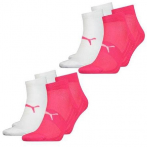 Dámské ponožky 291003001 094 růžovo/bílé - Puma