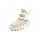 Dámské zimní kotníkové boty LCJ-25-01-3739L Béžová s ecru - Lee Cooper