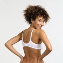 Dámská podprsenka z bio bavlny DIM GENEROUS COTTON BIO BRA  bílá - DIM